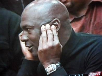 Celebrity Corner:  Michael Jordan wearing the Urwerk 103 at Charlotte Bobcats game