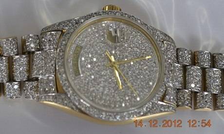 rolex diamond studded watch price
