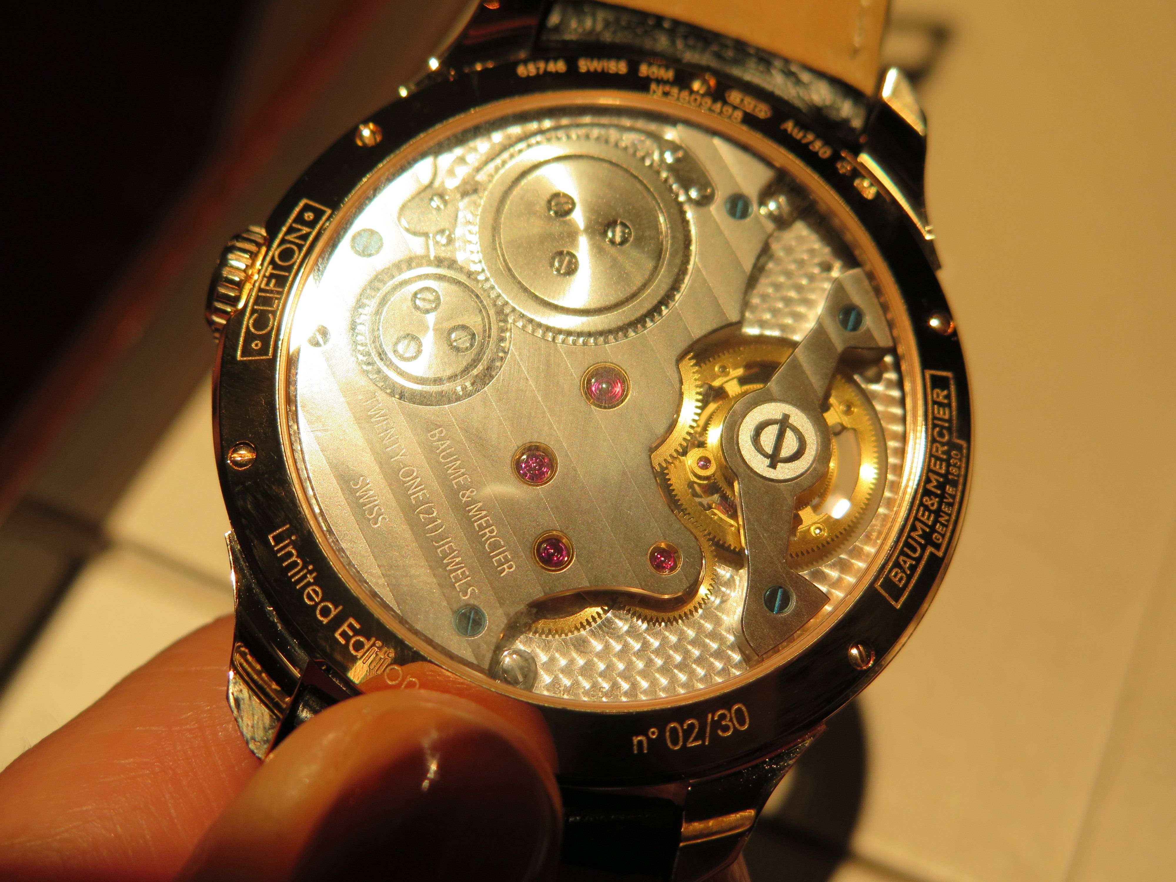 baume mercier tourbillon