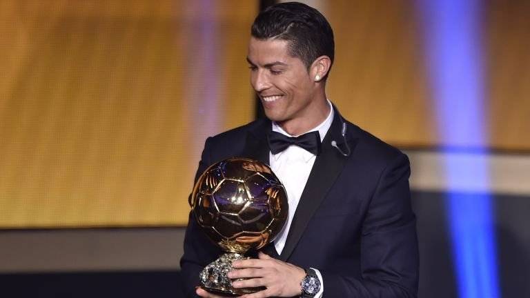 Cristiano Ronaldo Wins Ballon D'Or 