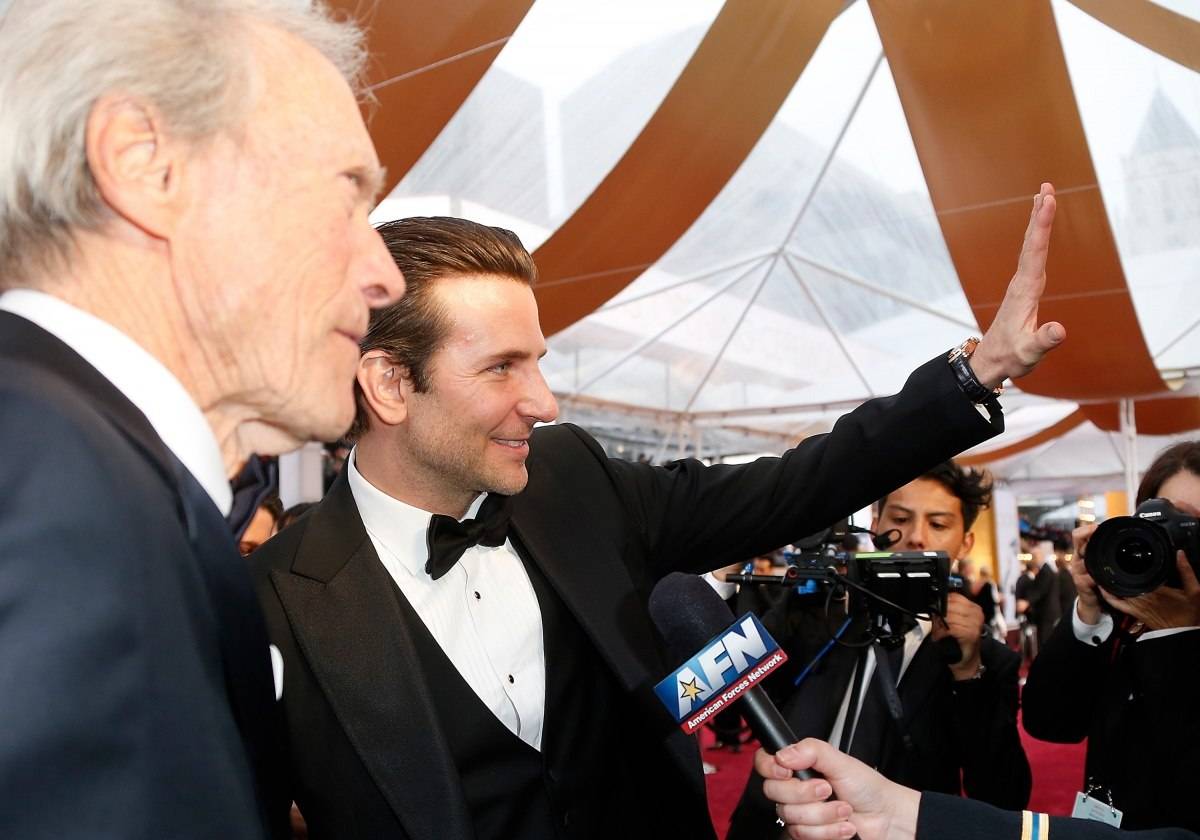 Bradley Cooper arriving at the Oscars with an IWC up his sleave