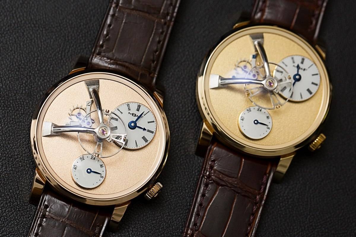 MB&F LM101 ‘Frost’ Limited Edition Watch 2015 rose and yellow gold