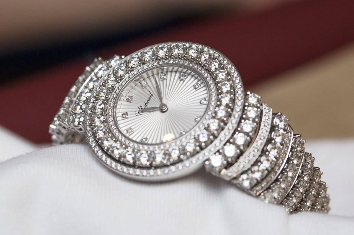 Chopard L’Heure du Diamant Pavé White Gold Watch Baselworld 2015