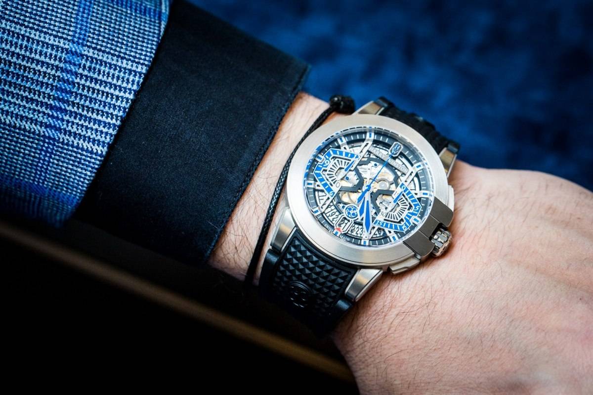 Harry Winston Project Z9 Watch in zalium Baselworld 2015 Wrist