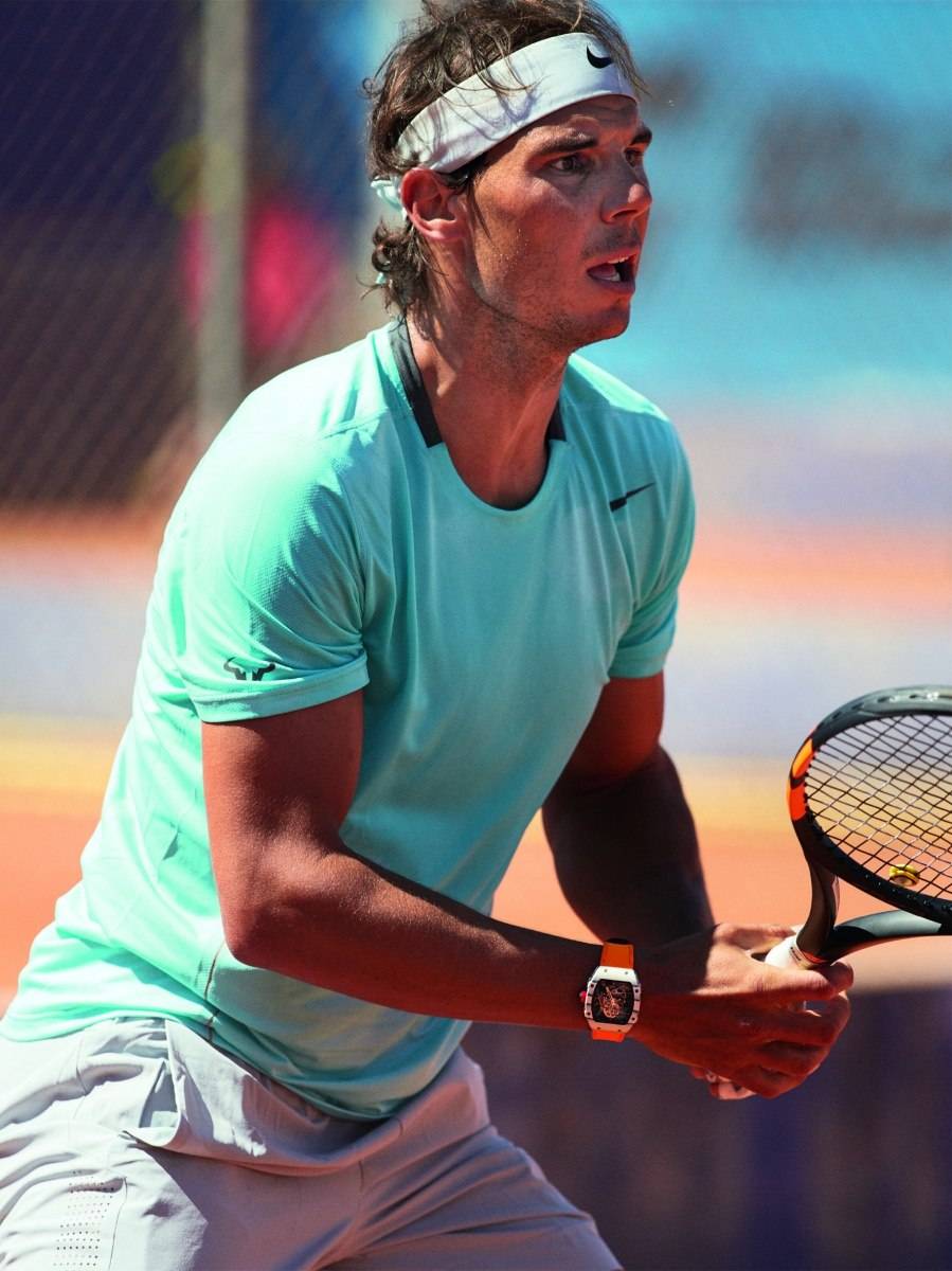 Rafael Nadal Receives New Richard Mille Watch For Roland-Garros 2015