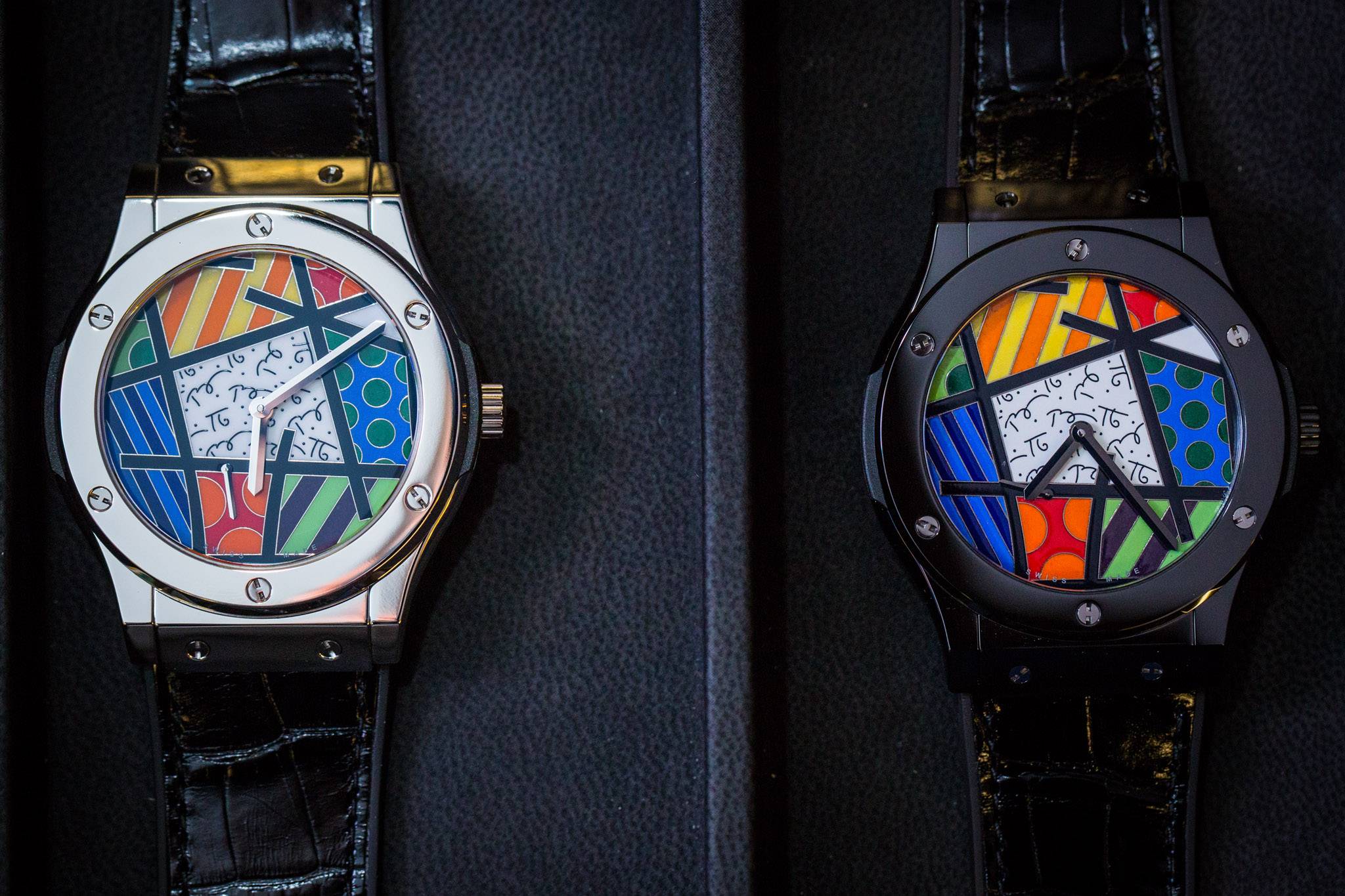 Hublot Classic Fusion Enamel Britto Watch Hands On