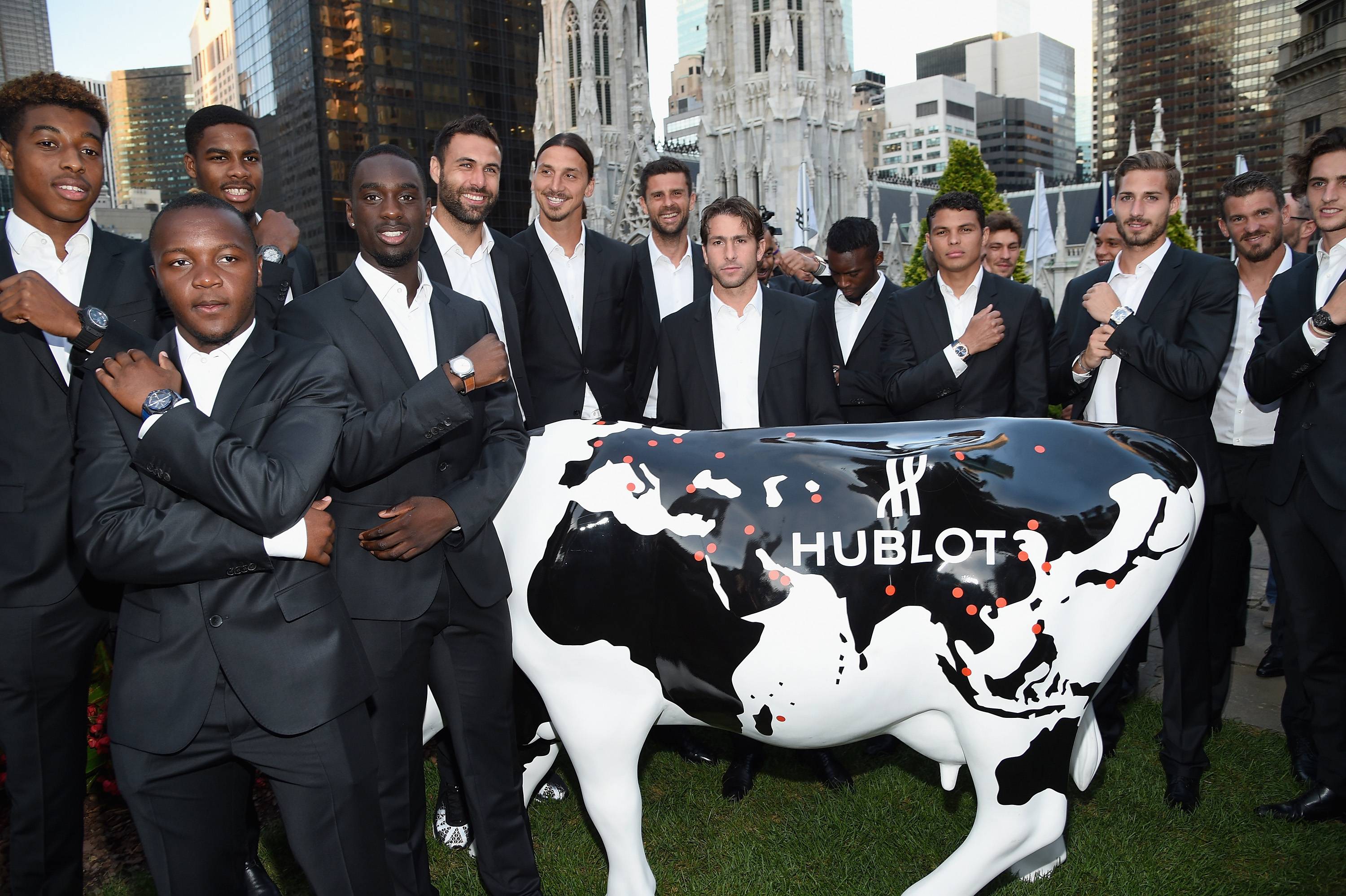 Hublot Launches Latest Timepiece With Paris Saint-Germain Team And CelebratesHublot Launches Latest Timepiece With Paris Saint-Germain Team And Celebrates Partnership In New York City Partnership In New York City