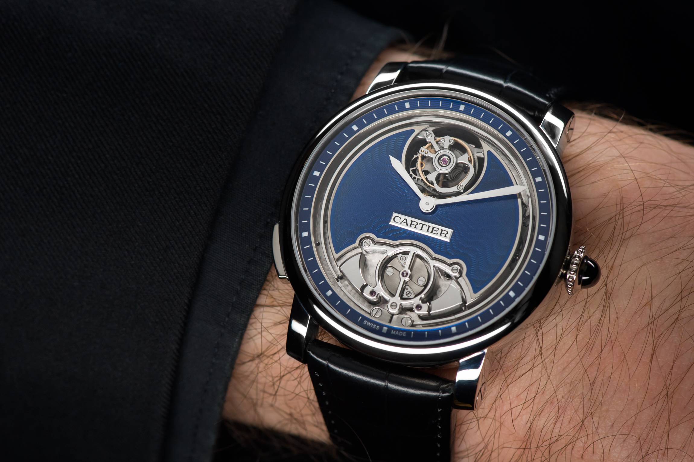 Cartier Rotonde de Cartier Minute Repeater Flying Tourbillon Calibre 9402 MC "Poinçon de genève" certified watch wristshot
