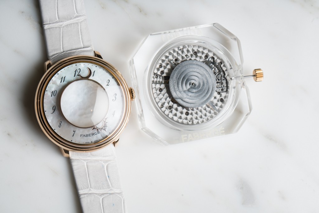 Lady Levity with White Strap from the Fabergé Dalliance Collection
