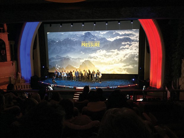 The extreme athletes from the latest edition of “La Nuit de la Glisse”