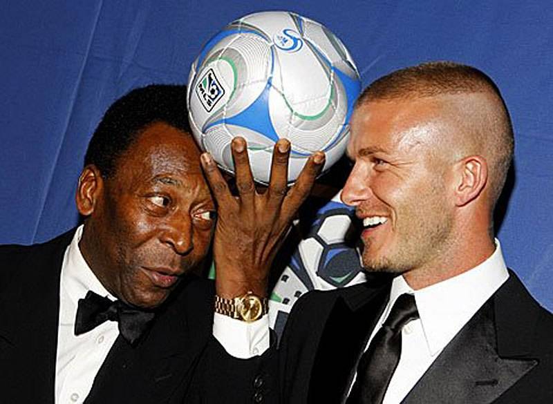 Soccer Legend Pelé Spotted Wearing Yellow Gold Rolex Day-Date 