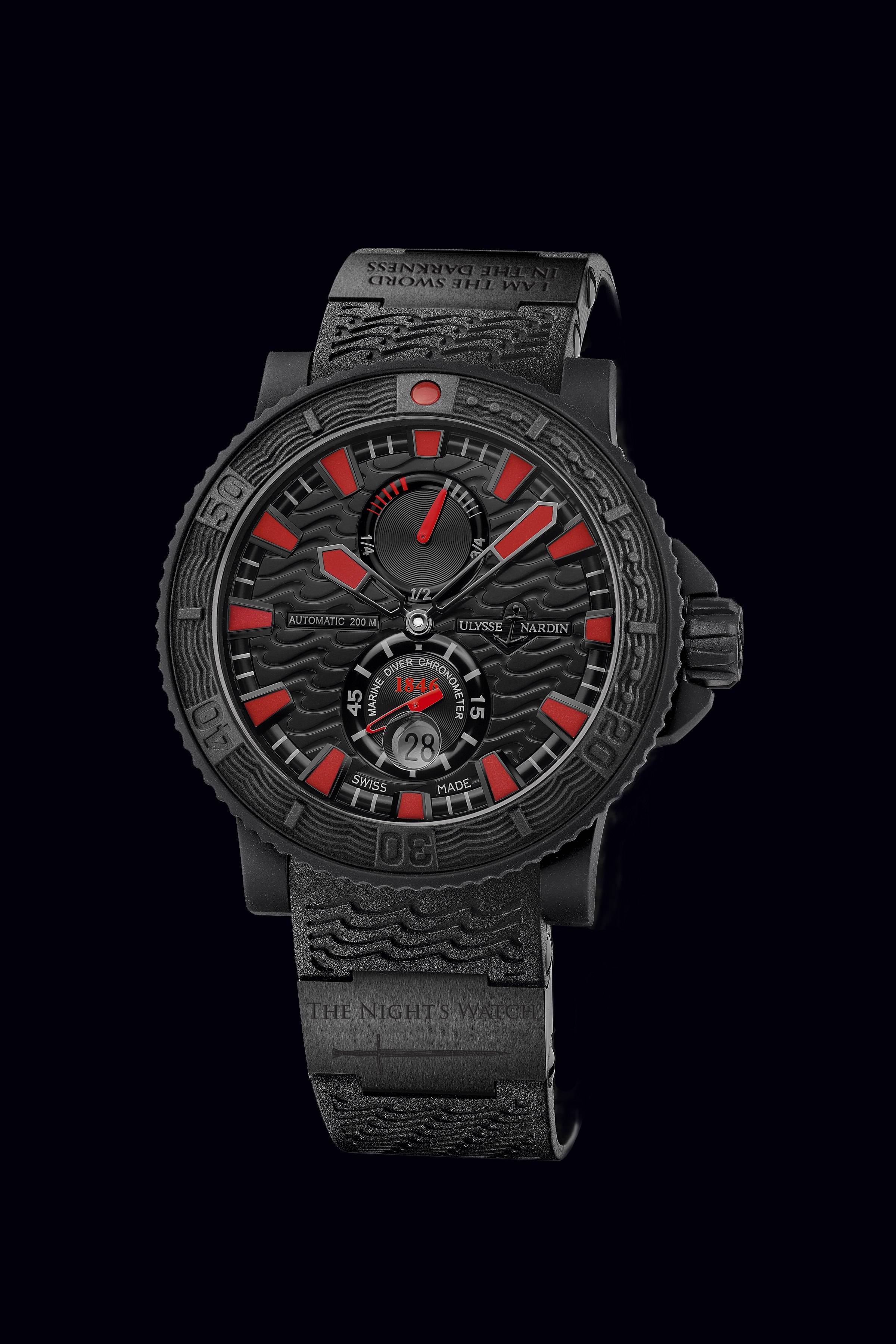 Ulysse Nardin Unveil Game of ThronesInspired Night's Watch Luxury