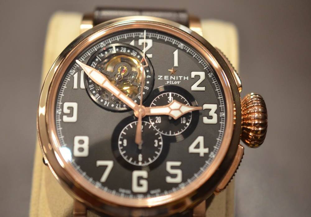 Carmelo Anthony’s Haute Time Watch of the Day:  Zenith Pilot Montre d’Aeronef Type 20 Tourbillon