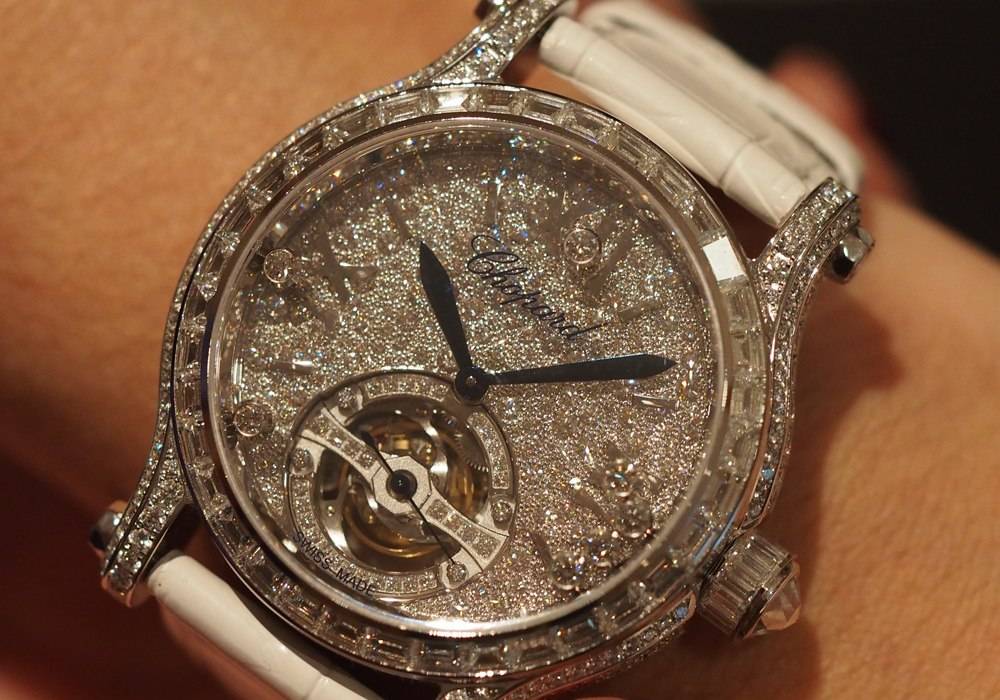 Haute Time’s Ladies Watch of the Week:  Chopard Happy Sport Tourbillon Joaillerie
