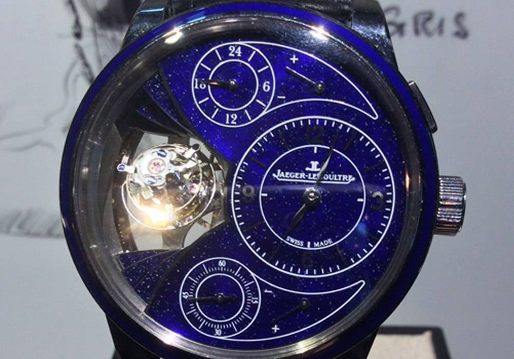 Carmelo Anthony’s Haute Time Watch of the Day:  Jaeger-leCoultre Duomètre Sphérotourbillon Enamel