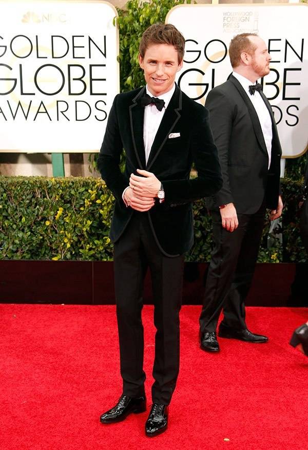 Eddie Redmayne Wears Chopard At Golden Globes 2015