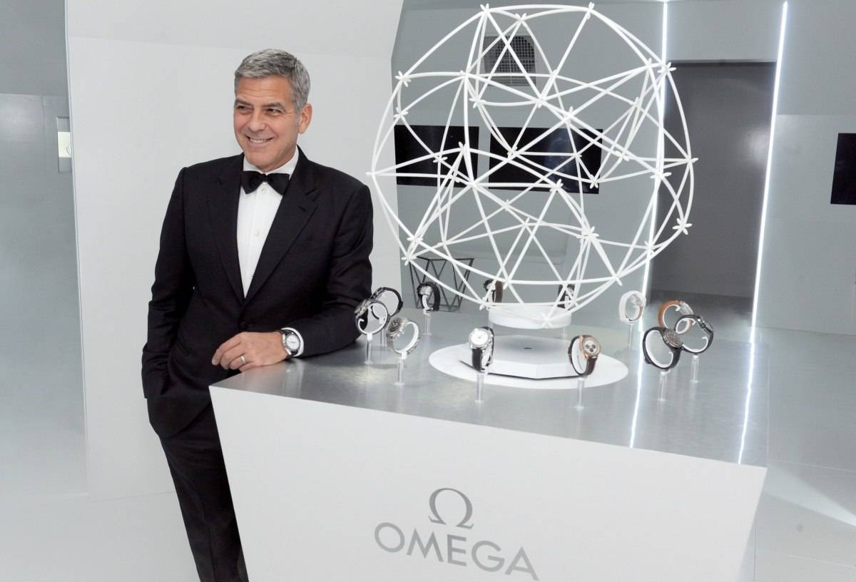 George Clooney Hosts Omega Space Exploration Dinner in Houston