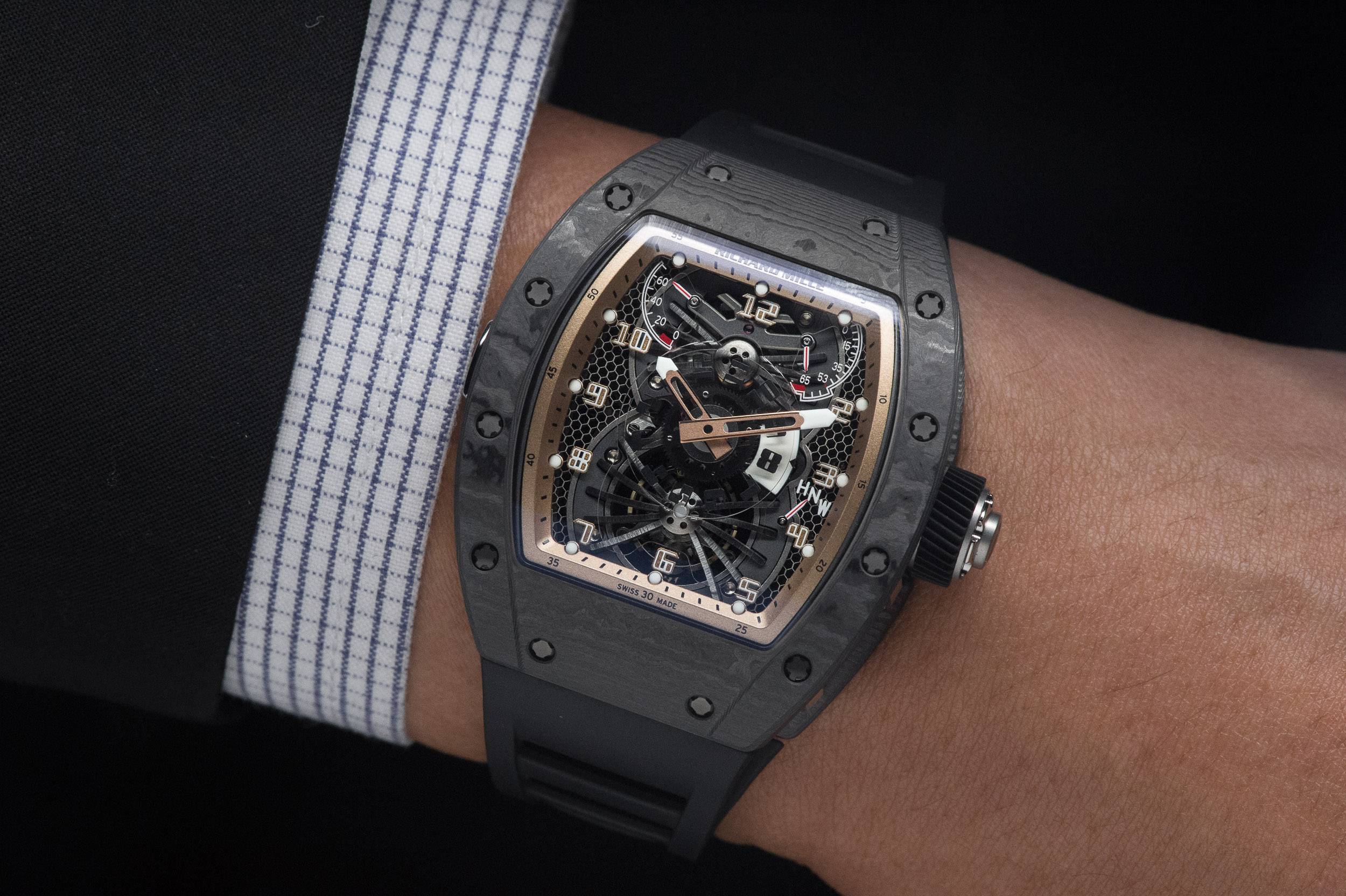The Richard Mille RM 022 Aerodyne Dual Time Zone Tourbillon