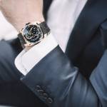 CYRUS Chronograph Rose Gold Watch On The Wrist