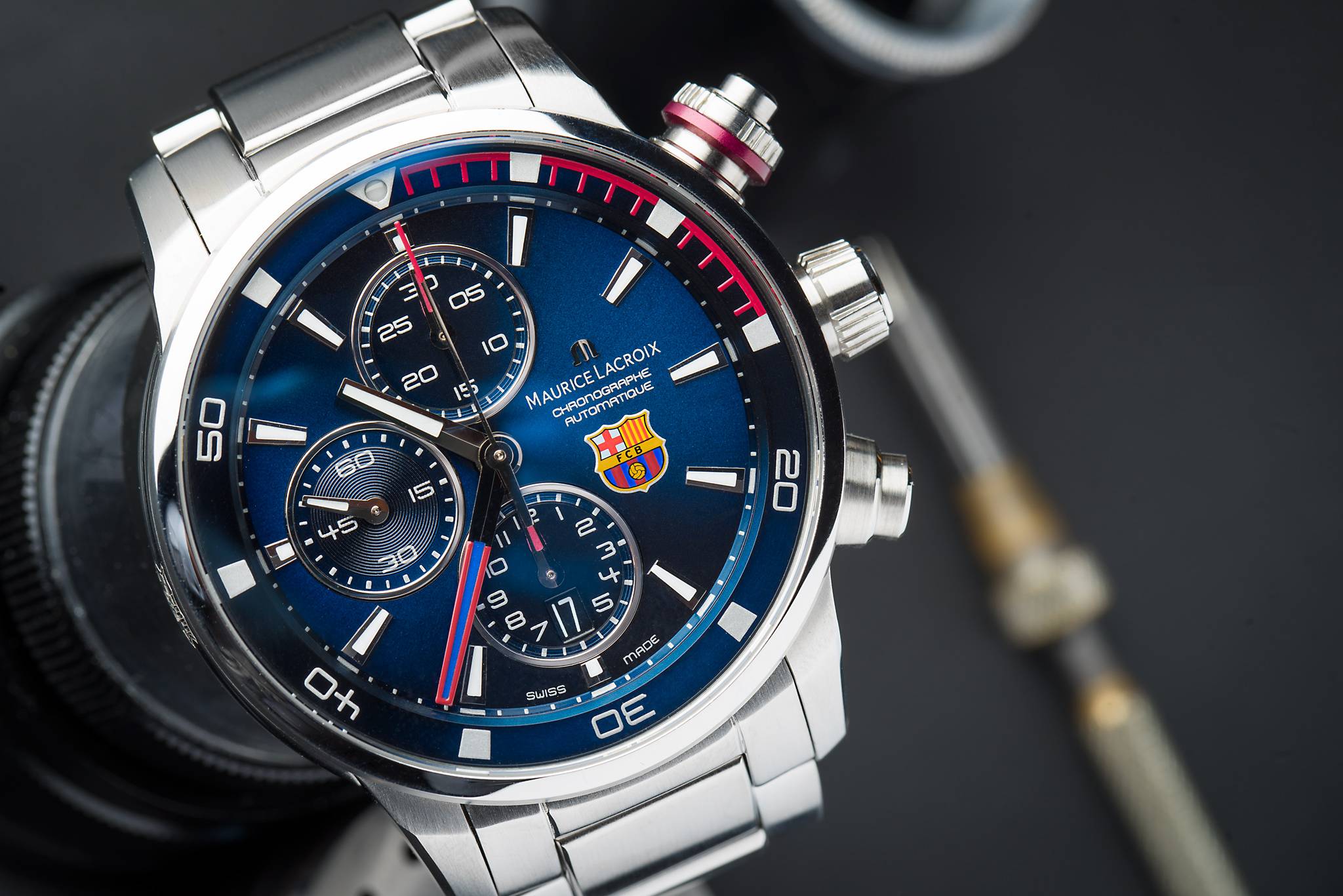 Hands On The Maurice Lacroix Pontos S FC Barcelona Watch, A Limited Edition Made For Fans