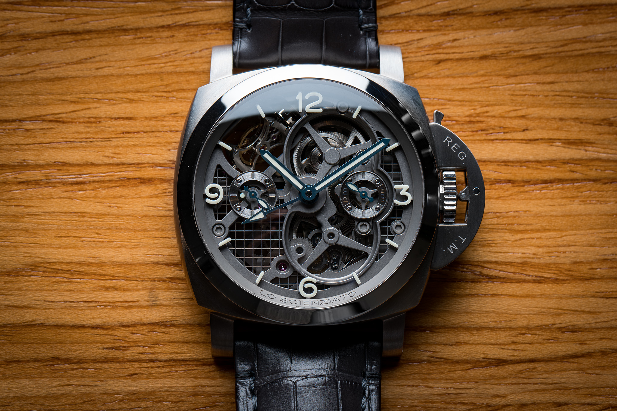 Introducing The Panerai Lo Scienziato Luminor 1950 Tourbillon GMT Titanio