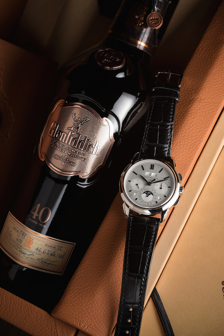 Watches And Whisky: Glenfiddich 40 + Patek Philippe 5270