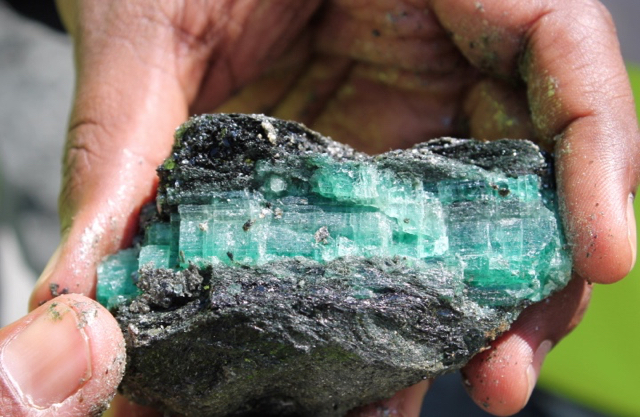 Mined Emerald
