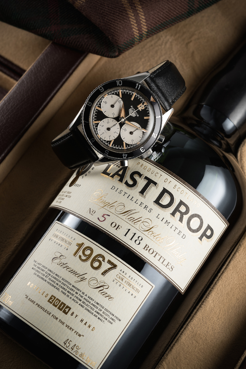 Watches and Whisky: The Last Drop 1967 + Heuer Autavia 2446