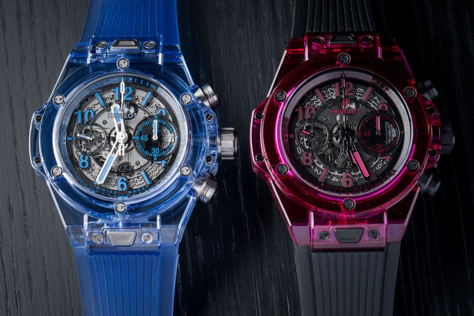 Hublot Takes The Art of Fusion To The Text Level With Colored Sapphire