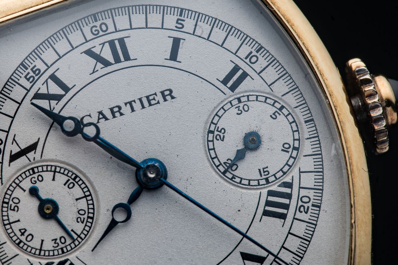 vintage cartier chronograph
