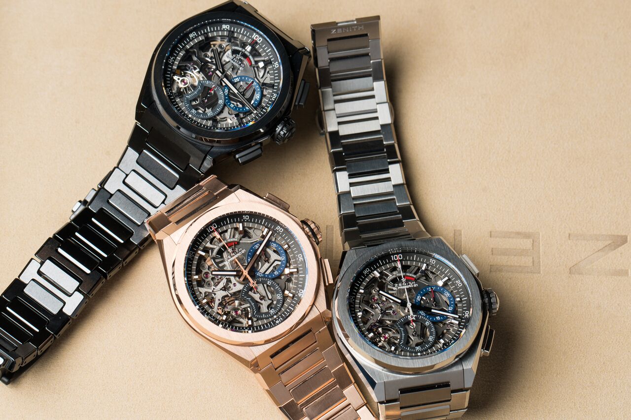 Zenith Adds Bracelets, Rose Gold, And Diamonds To The Defy El Primero ...