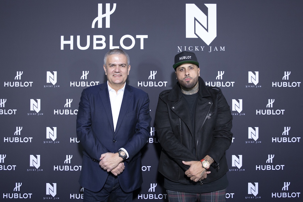 Hublot Launches Big Bang Meca-10 Nicky Jam Watch With Reggaeton Superstar During Art Basel Miami Beach