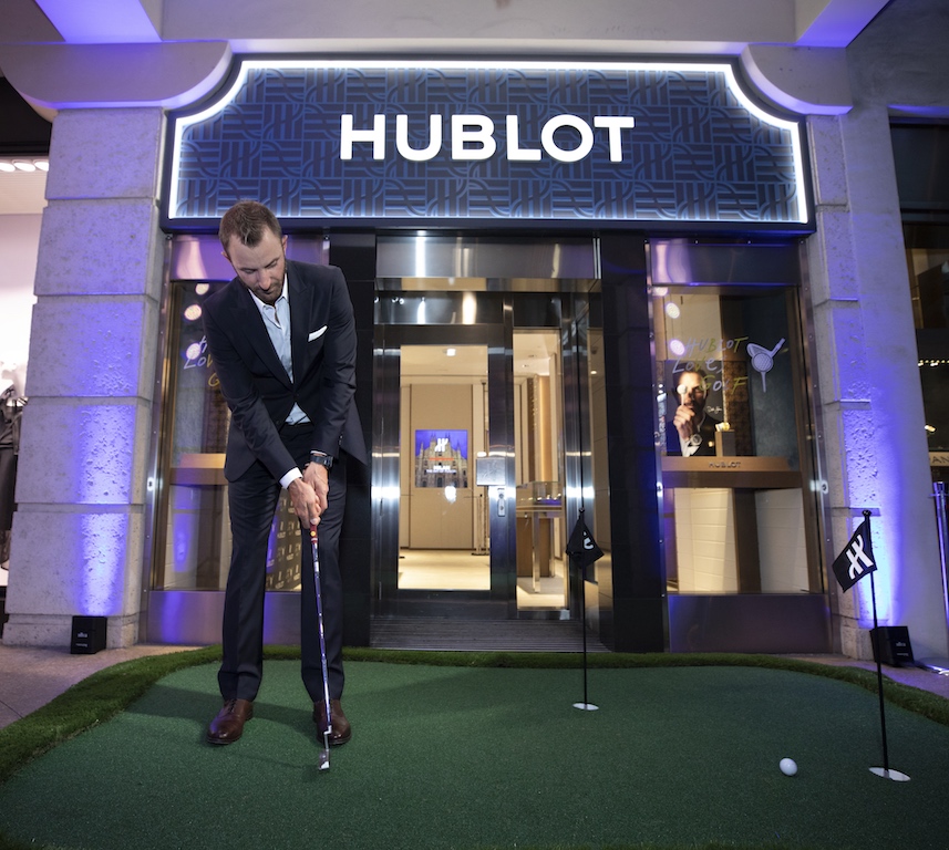 Hublot Reopens Palm Beach Boutique With World-Renowned Golfer Dustin Johnson
