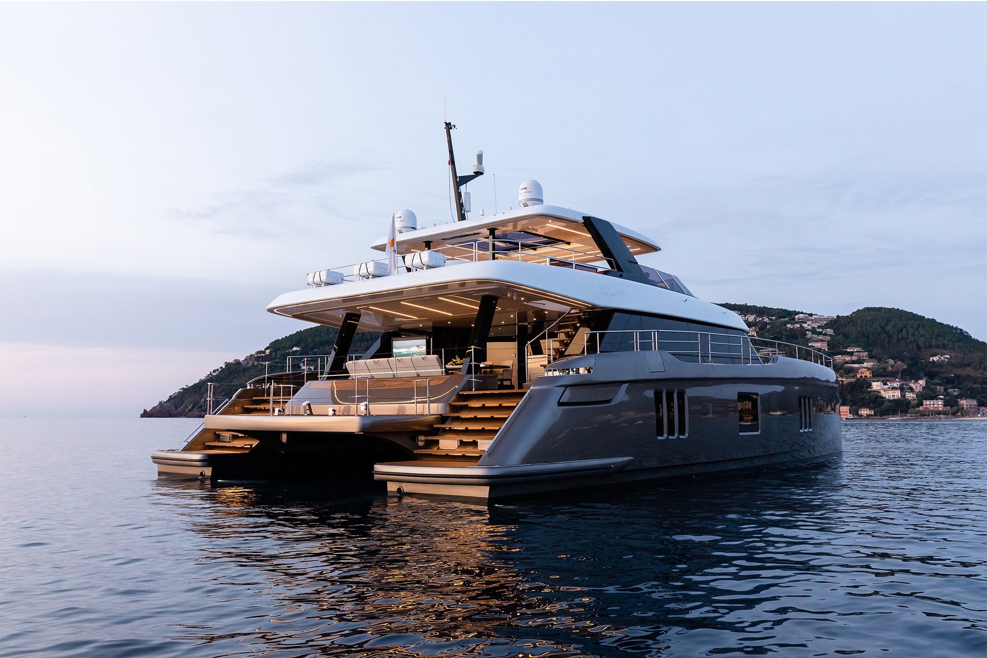 Self-Quarantine In Luxury Aboard This 80′ Sunreef Power Yacht