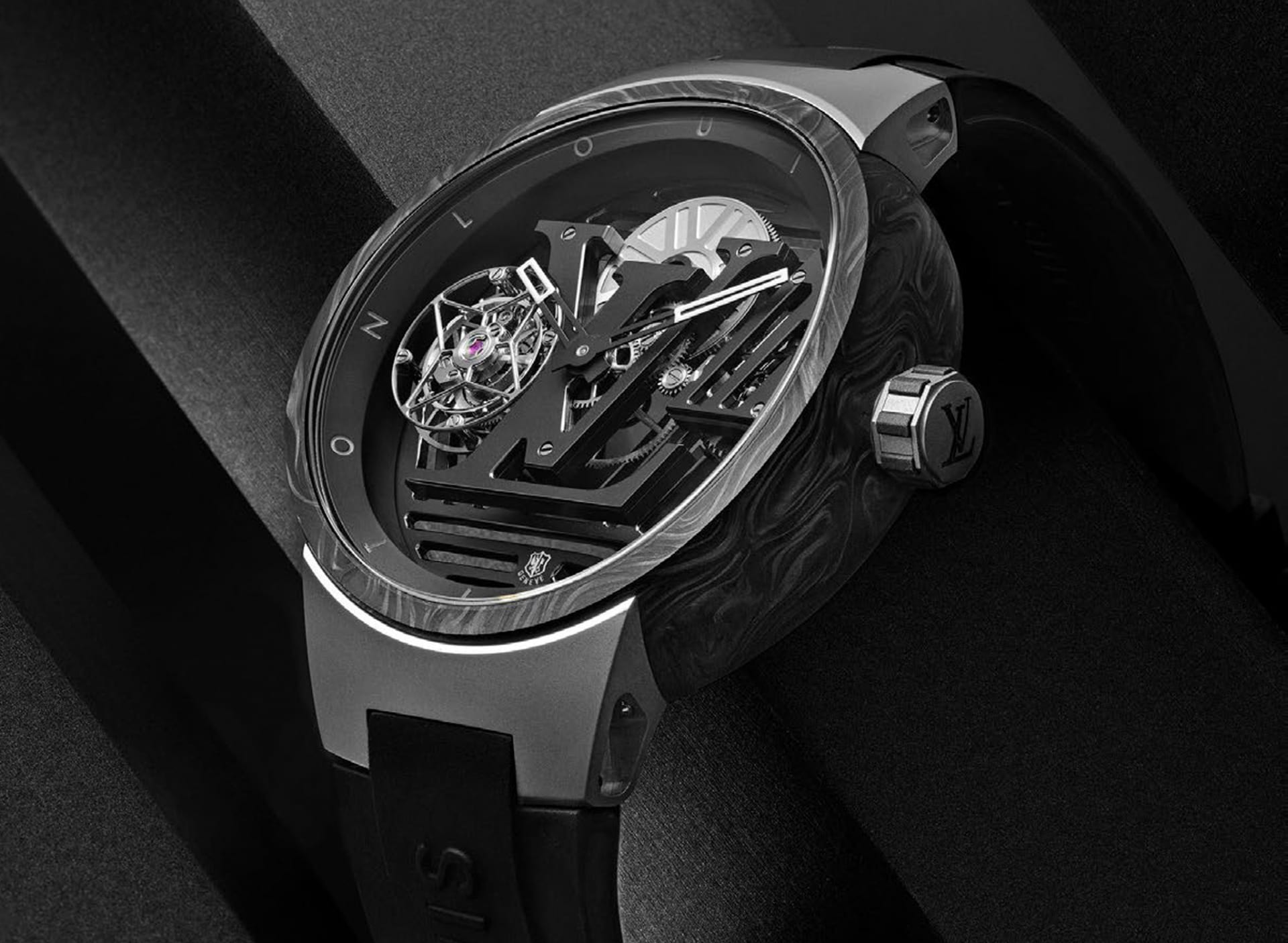 Louis Vuitton Goes High-Tech For New Tambour Curve Flying Tourbillon