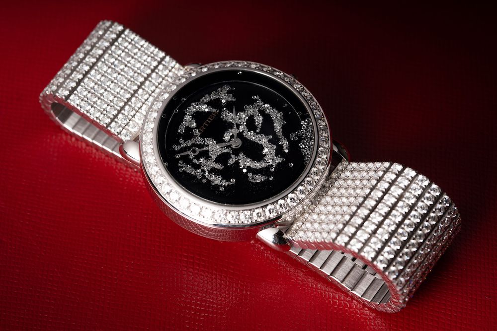 red cartier revelation panthere watch