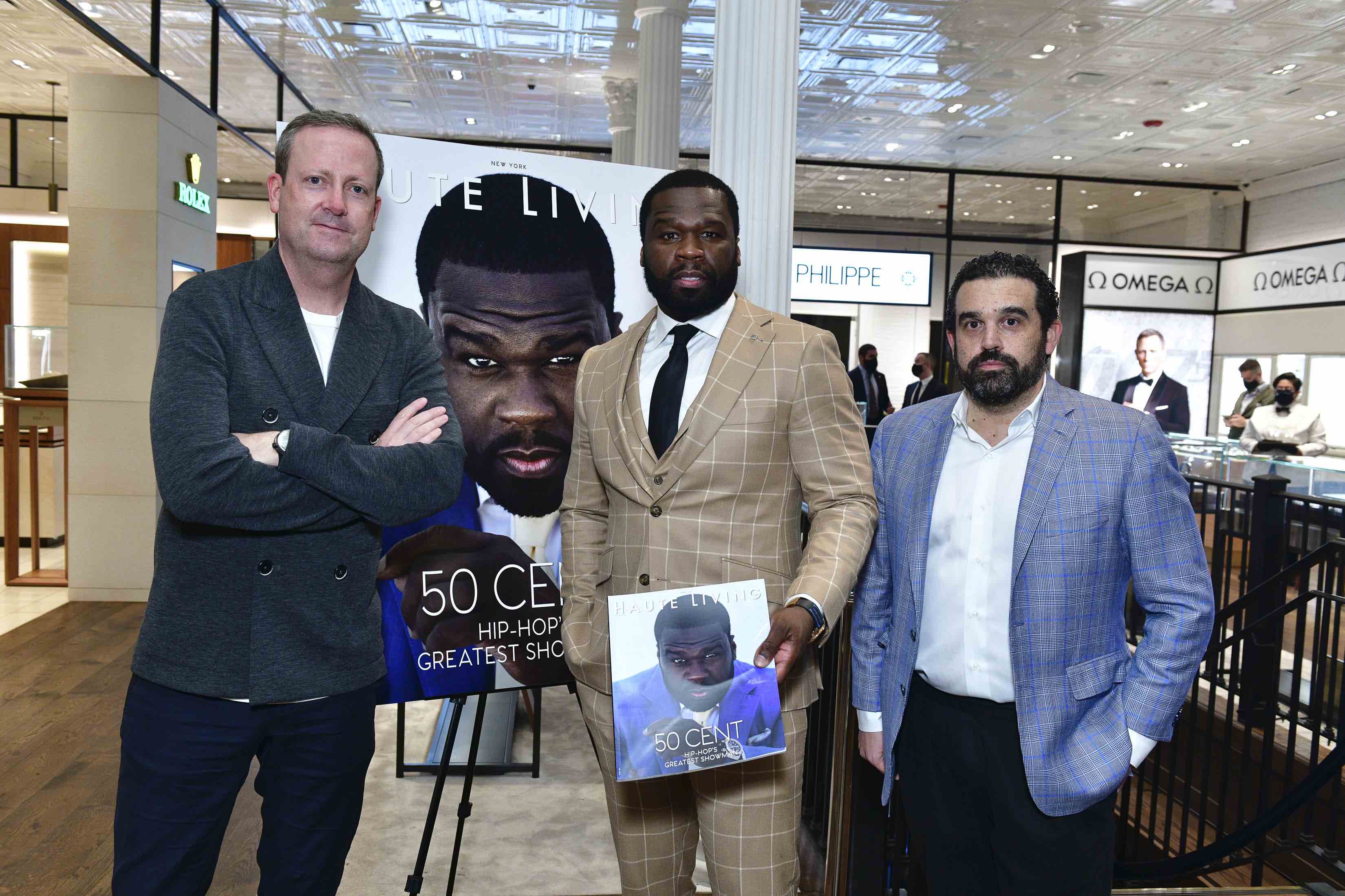 Inside Haute Living + Watches Of Switzerland’s Private Event Honoring 50 Cent