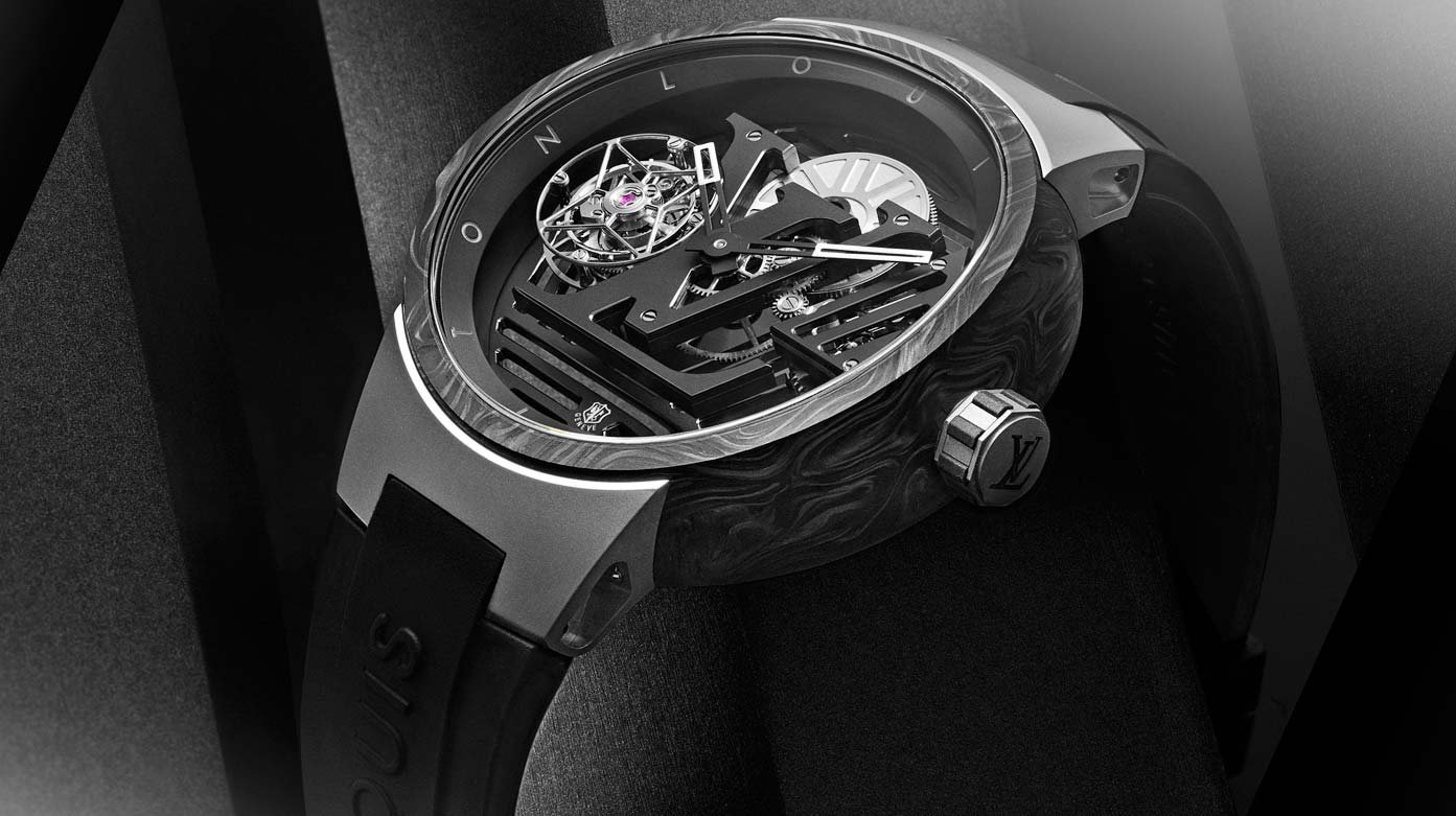 La Cote des Montres: The Louis Vuitton Tambour Moon Mystérieuse Flying  Tourbillon watch - A decisive step forward in the wonderful world of high  watchmaking