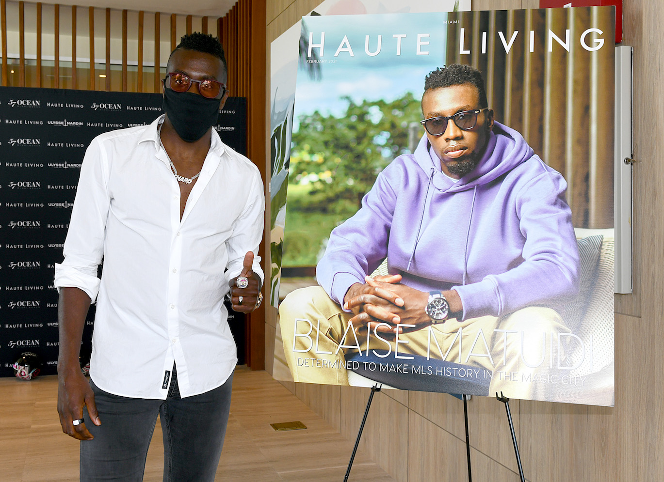 World Cup Champion Blaise Matuidi Receives The Surprise Of His Life At Haute Living Cover Celebration