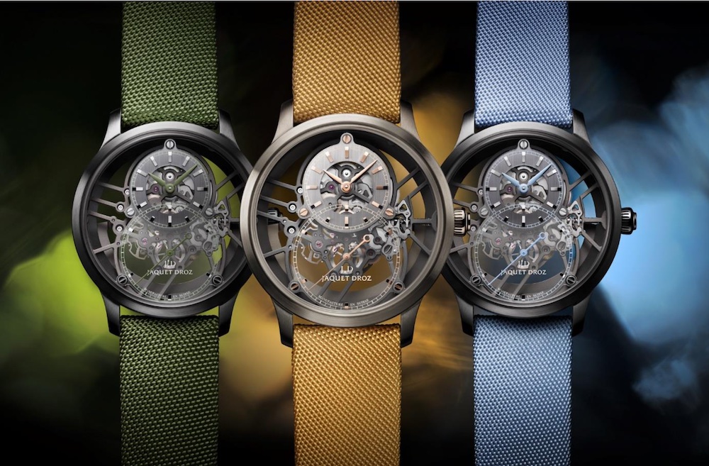 Jaquet Droz Takes The Grande Seconde Skelet-One Into The City With Three New Urban Versions