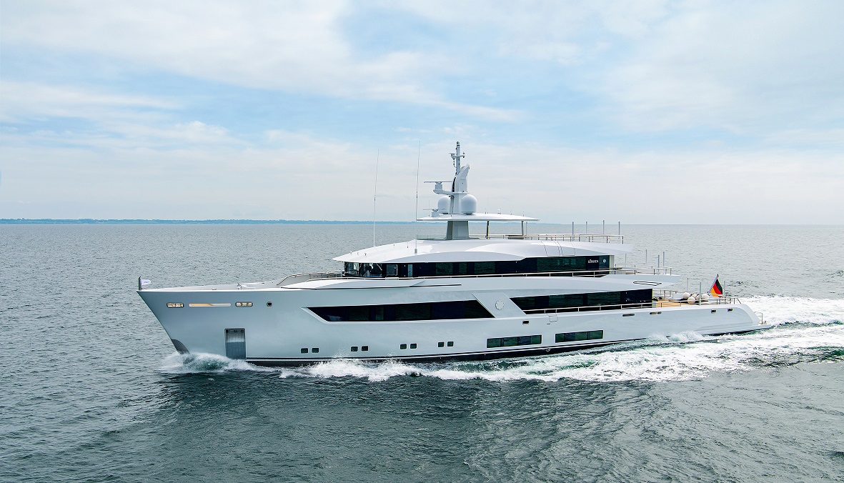 Lürssen Yachts launched its 56-metre superyacht Project 13800