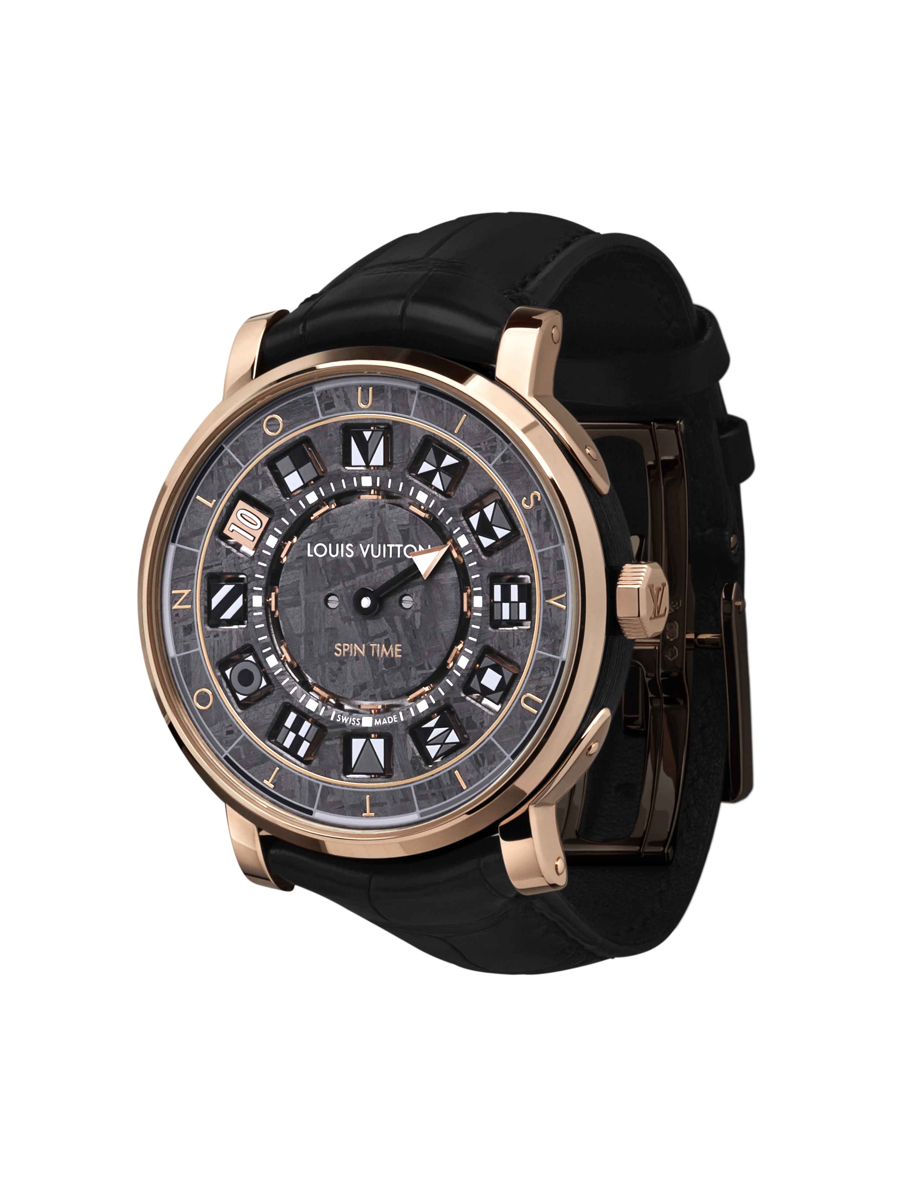 Louis Vuitton 'Escale Spin Time' Features Meteorite Dial