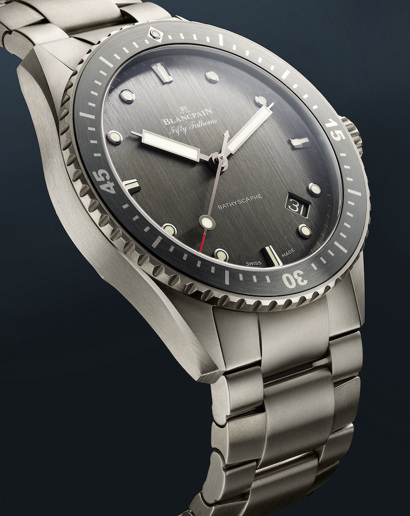 Blancpain Dives Deeper With New Fifty Fathoms Bathyscaphe In Titanium