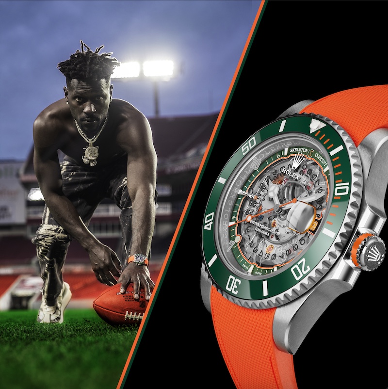 Super Bowl Winner Antonio Brown Teams Up With Skeleton Concept For Unique Limited Edition