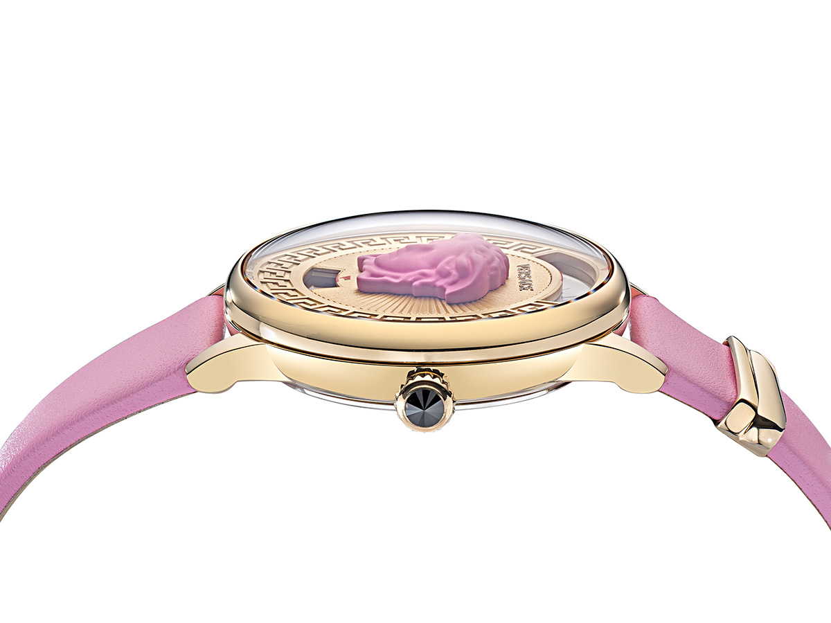 Versace Reveals An Exclusive Pink Edition Of The Medusa Icon Just In Time For Valentine’s Day
