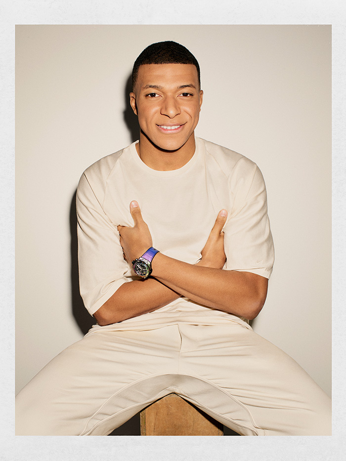Hublot Launches A New Campaign With International Footballer Kylian Mbappé