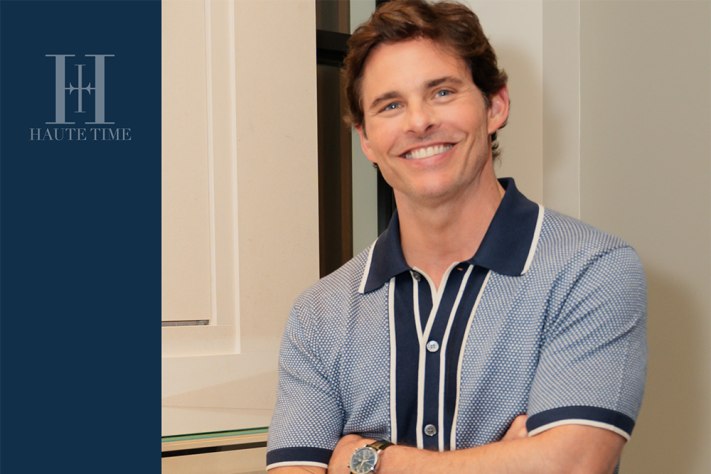 On The Clock With James Marsden At The New IWC Boutique In Palm Beach